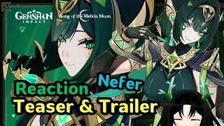 [WHR49Reaction] สรุปเจ๊เป็นงูหรือแมวหรือแงว | Nefer Teaser & Trailer | Genshin Impact #AGGC