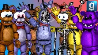 Gmod fnaf | The return of Golden Freddy, Shadow Freddy and endo!