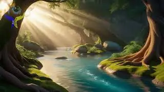 Tranquil Spirit: Forest River Piano & Sunbeams | Soothing Music for Relaxation & Peace 🎹🌲💧☀️