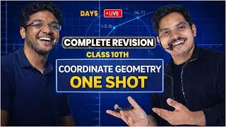 COORDINATE GEOMETRY One Shot Live | Class 10th  chapter 7 Maths | #class10th #shobhitnirwan #live