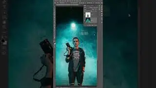 smoke colour change in Photoshop #shorts