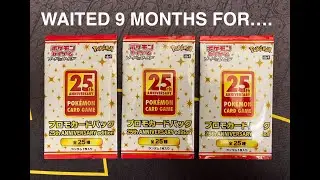 Opening Japanese Pokemon 25th Anniversary Collection Promo Packs s8a-P