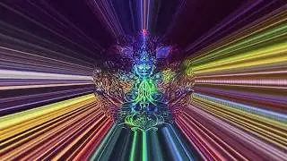 Kundalini Shakti Deva - TriUnity - Visual Alchemy Art - Motion Sketch Tantra - ChitreeKai