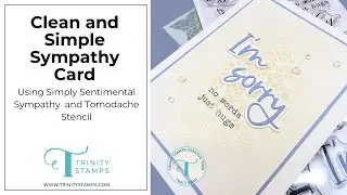 Clean and Simple Sympathy Card