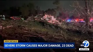 Severe weather in Midwest, South leaves at least 23 dead