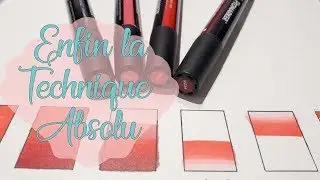 DEGRADE PROMARKER // avec et sans blender!