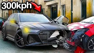 Someone Crashed The Audi RS6