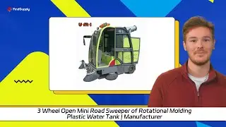 3 Wheel Open Mini Road Sweeper of Rotational Molding Plastic Water Tank | Manufacturer