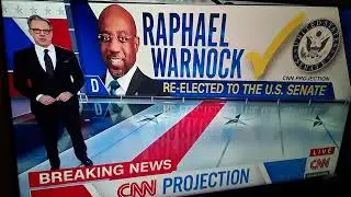 Senate Raphael Warnock has been Re-Elected 12 6 22