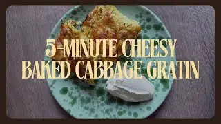 5-Minute Prep - Easy Baked Pointed Cabbage Gratin &ndash; Creamy, Cheesy & Delicious!