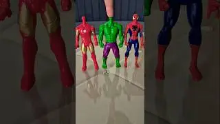 Marvel Heroes choose head #toys #spiderman #ironman #captainamerica