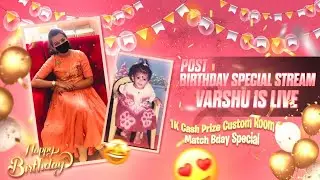 1000 RS💰BGMI Custom CASH PRIZE Room Match Live Tamil-POST B&rsquo;DAY SPECIAL😍BGMI Room Match Live Tamil