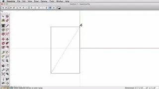 Master SketchUp  - A Definitive Guide From Infinite Skills : 0202 Rectangle Tool