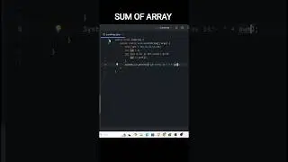 💻 Java Program to Find Sum of Array Elements | Easy Explanation#arraylist #javatutorial #coding