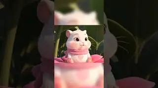 Milo Lost in the Garden 🐹✨ Cute Baby Hamster Cartoon Shorts Little Milo Stories #cutehamster #shorts