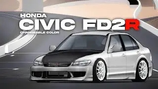 RELEASE‼ Livery Honda Civic Type R FD2R + Color Changeable, NO PASSWORD | FR Legends @JeksonMC