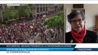 Ruth Dreifuss, ancienne pr&eacute;sidente de la Conf&eacute;d&eacute;ration helv&eacute;tique