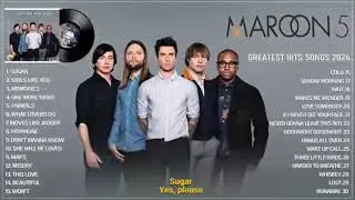 Maroon 5 Full Album 2024 (Lyrics) - Best Songs Collection 2024 - Greatest Hits Songs Playlist 2024