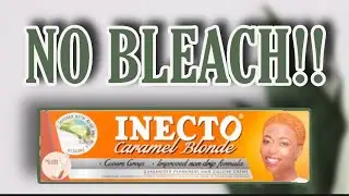 How to dye natural hair at home| ft INECTO hair dye| Caramel blonde (No bleach)