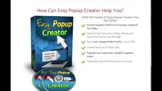 Easy Popup Creator Create pops ups on any site!