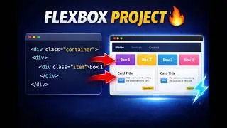 Flexbox Itna Easy? 😱 Aaj Hi Banaya Complete Project | CSS Flexbox | code with khalid