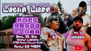 (FULL MATCH) AJ Hernandez and Lyta Jay vs TJ Black and Cliff Hendrix LUCHA LIBRO: Read Fight Spell