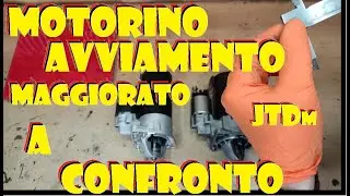 Motorino avviamento Alfa Romeo 147 JTDm MAGGIORATO a confronto