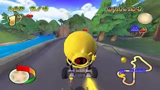 Pac-Man World Rally - FULL GAME ALL CUPS [4K 60Fps GameCube Dolphin]