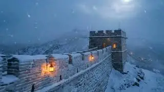 Silence in the Frost Cathedral | Medieval Celtic Winter Ambience for Deep Sleep & Relaxation