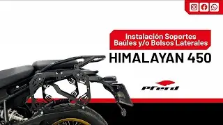 INSTALACI&Oacute;N SOPORTE DE BOLSOS Y BAULES LATERALES | ROYAL ENFIELD HIMALAYAN 450 - PFERD&reg;