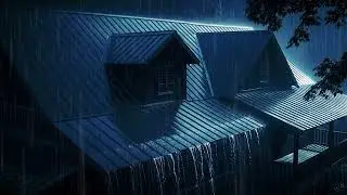 Beat Anxiety in Minutes: Heavy Rain & Thunder Growling on Old Metal Roof