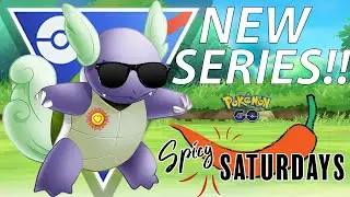 SHINY SUNGLASSES WARTORTLE IN POKÉMON GO BATTLE LEAGUE!! SPICY SATURDAY: EPISODE 1