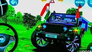 Modified Mahindra Thar😈Games:Indian Thar Red (Gadi Wala Games) Car Game Android Game Part,7#Games​​