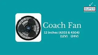 Coach Fan - 12 inches #Supermnauto