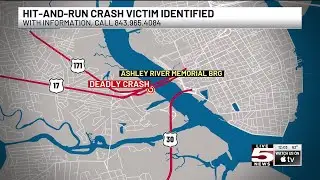 VIDEO: Charleston County coroner identifies bicyclist killed in fatal hit-and-run crash