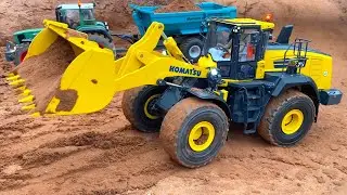 AWESOME RC TRUCK ACTION with RC TRUCKS and Construction Machines in 4K
