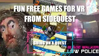 GET THESE NEW FREE GAMES FROM SIDEQUEST FOR YOUR OCULUS QUEST/QUEST2/RIFT