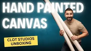 Clot Studios Hand Painted Canvas Backdrop Unboxing