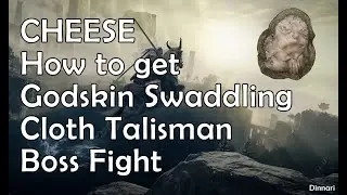 Elden Ring Spiritcaller's Cave walkthrough - Cheese the boss Godskin Swaddling Cloth (Talisman)