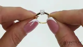 18ct Yellow Gold 0.70ct Diamond Engagement Ring