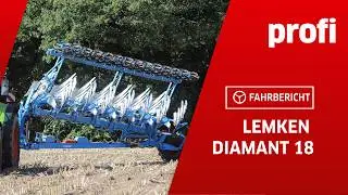 Aufsattelpflug Lemken Diamant 18 mit FlexPack | profi #Fahrbericht