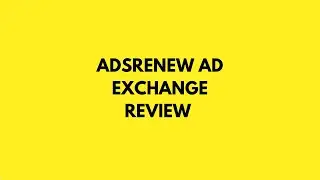 Adsrenew Ad Exchange Review