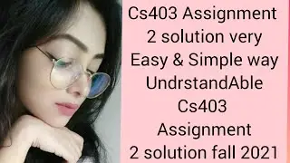 Cs403 Assignment 2 solution Today Live Solve Cs403 Assignment 2 solution Cs403Assigment2Fall2021