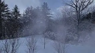 Vermont Winter Wonderland Sunny Day