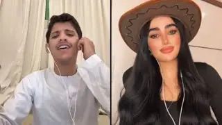 سعود بن خميس مقلب البنت تضحك و بالاخير انصدمت و تقول صوتك بدون موسيقا أحلى
