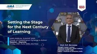 Prof. (Dr.) R.P. Banerjee | Mother Leadership: A Model for the Future &ndash; AMA South Asia 2025