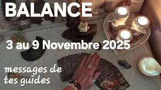 BALANCE ♎️ 3 au 9 novembre 🍄 un changement positif ❤️ illusion concernant un homme 