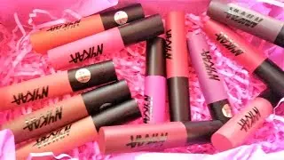 New Nykaa Paintstix/New launch/12 Shades Swatches+Review