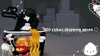 &sdot;˚₊‧ ୨୧ ‧₊˚ &sdot; Шопинг на 800 robux и небольшая сессия вопросов и ответов ᶻ 𝗓 𐰁 .ᐟ