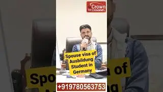 Spouse visa of Ausbildung Student in Germany | Germany needed skilled people